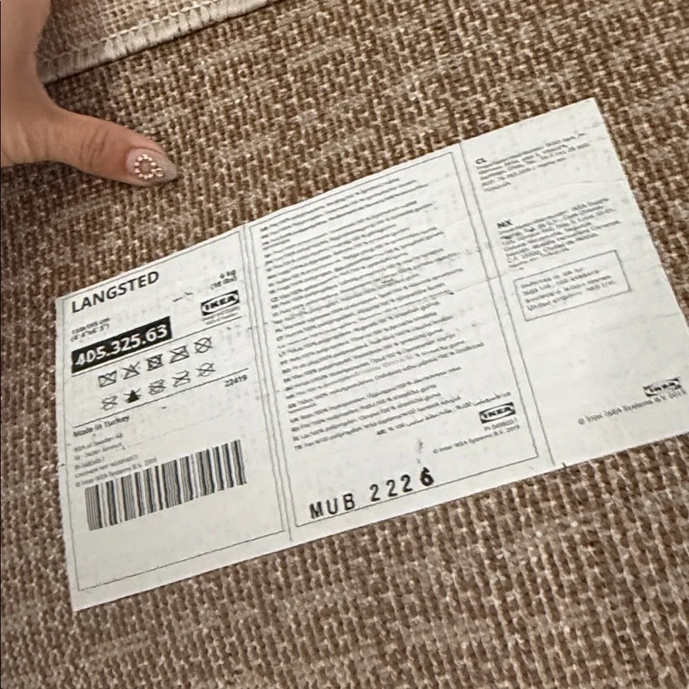 IKEA Langsted Brown Rug